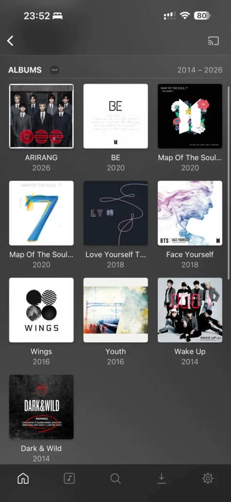 BTS Discography Album Art Covers